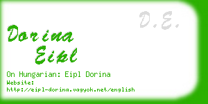 dorina eipl business card